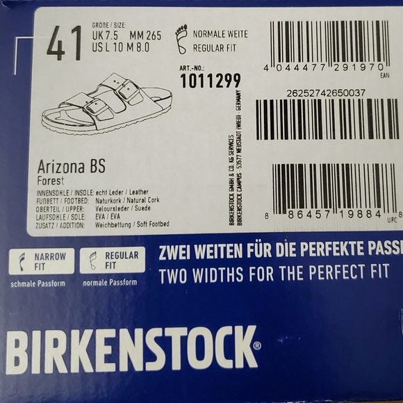 New Birkenstock Arizona Forest Green Sandals - Picture 6 of 6